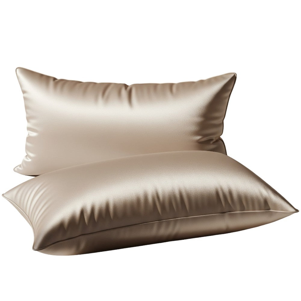 2 Pack Mulberry Silk Pillowcase 19 Momme Silk Pillow Covers for Hair & Skin - Standard Size