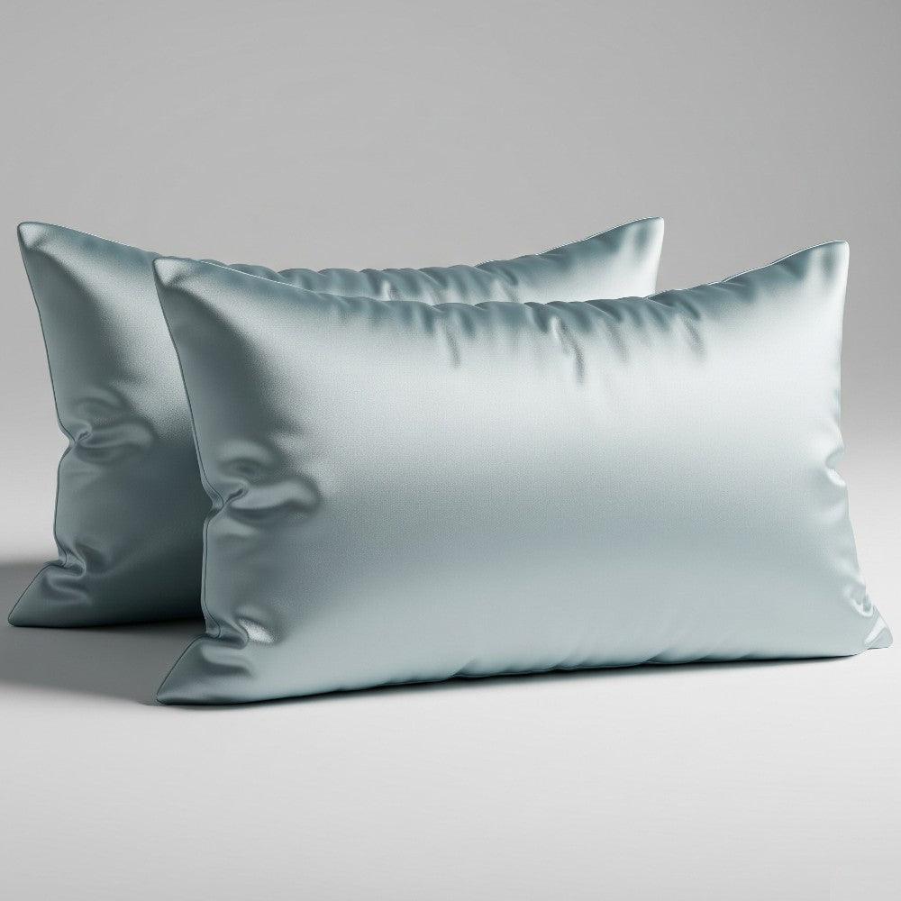 2 Pack Mulberry Silk Pillowcase 19 Momme Silk Pillow Covers for Hair & Skin - Standard Size