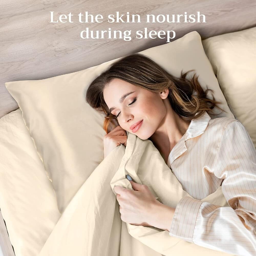 100% Mulberry Silk Pillowcase for Hair and Skin 22 Momme 6A Grade Silk Case with Hidden Zipper