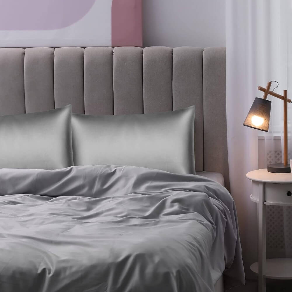 100% Mulberry Silk Pillowcase for Hair and Skin 22 Momme 6A Grade Silk Case with Hidden Zipper