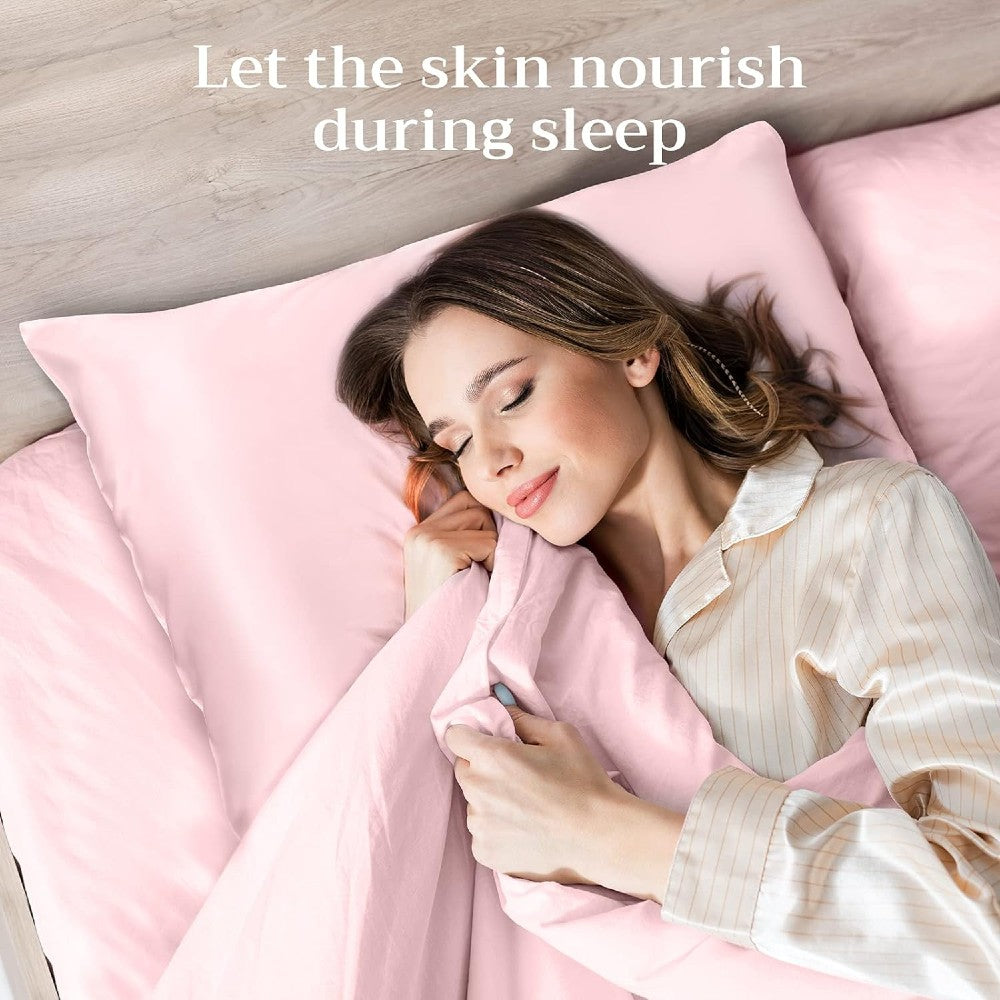 100% Mulberry Silk Pillowcase for Hair and Skin 22 Momme 6A Grade Silk Case with Hidden Zipper