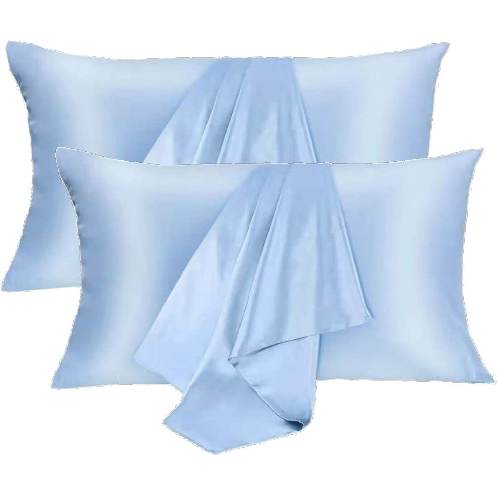 Twin Pack 100% Mulberry Silk Pillowcase for Hair and Skin Queen Size with Hidden Zipper