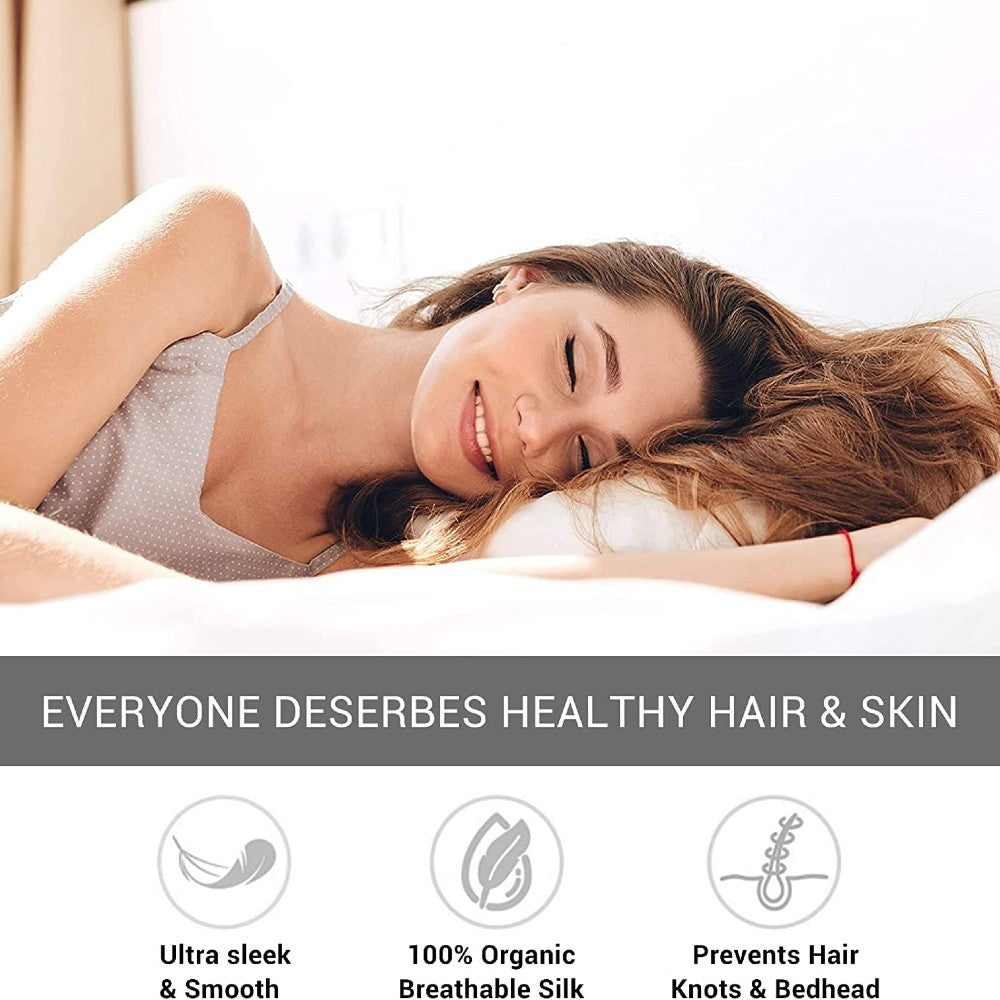 2 Pack Mulberry Silk Pillowcase for Hair and Skin 100% Natural Silk Pillow Case Cover with Envelope Closure