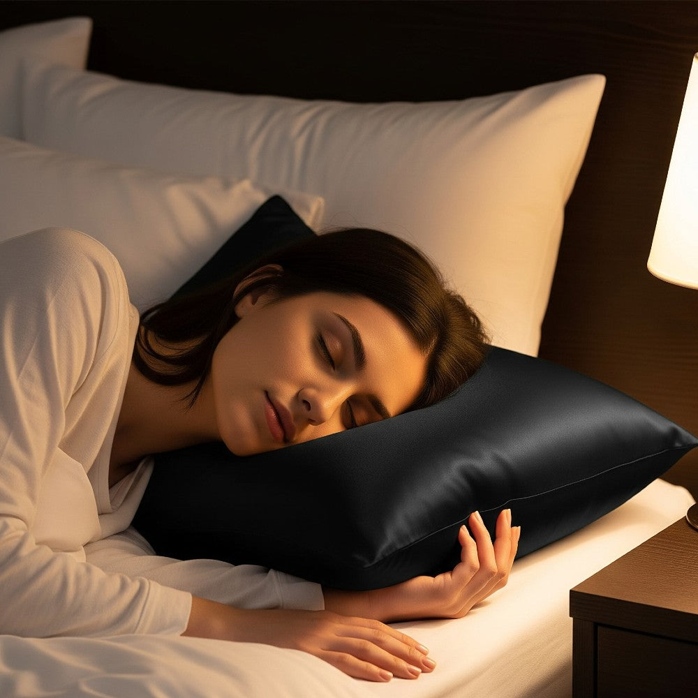 100% Mulberry Silk Pillowcase for Hair and Skin 22 Momme 6A Grade Silk Case with Hidden Zipper