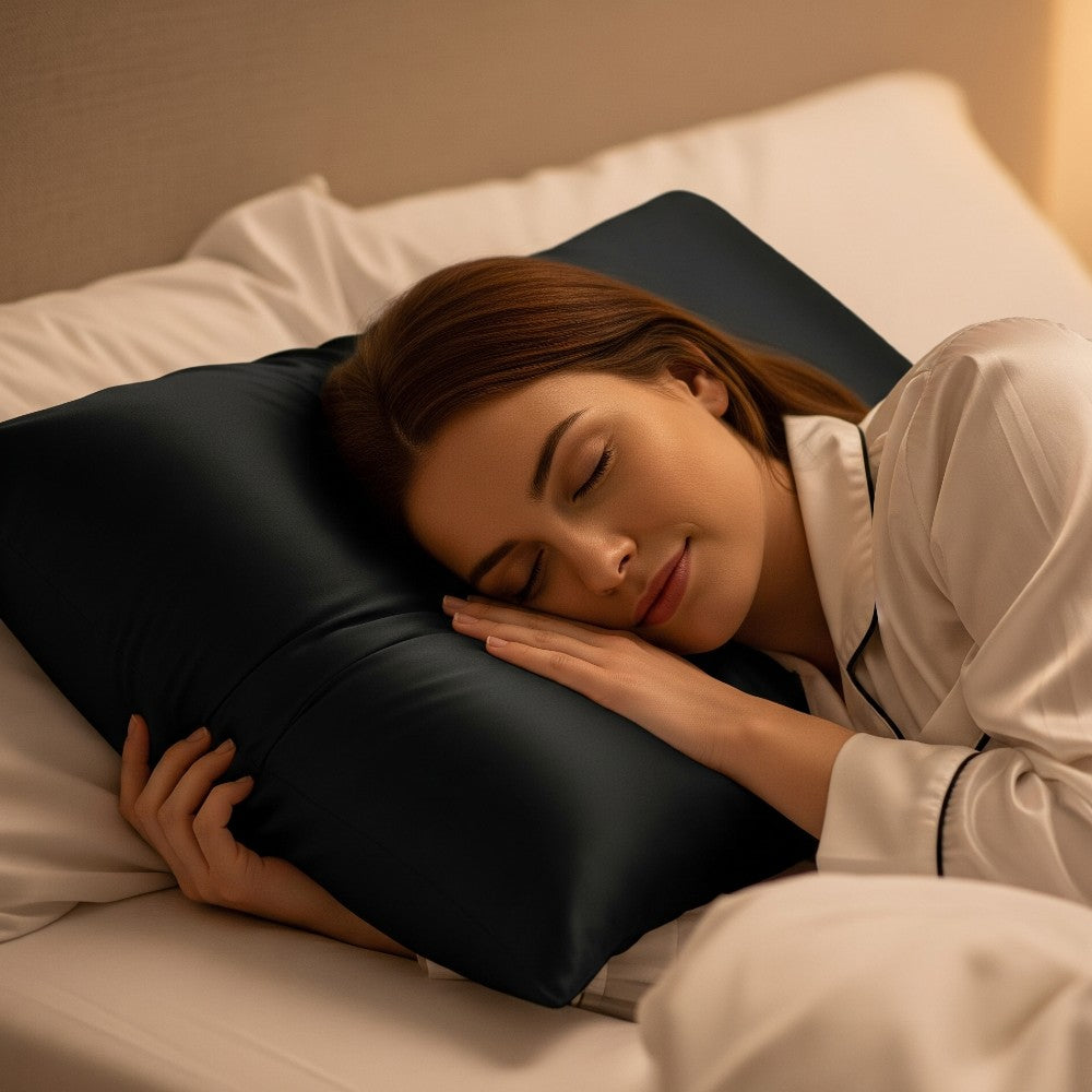 100% Mulberry Silk Pillowcase for Hair and Skin 22 Momme 6A Grade Silk Case with Hidden Zipper