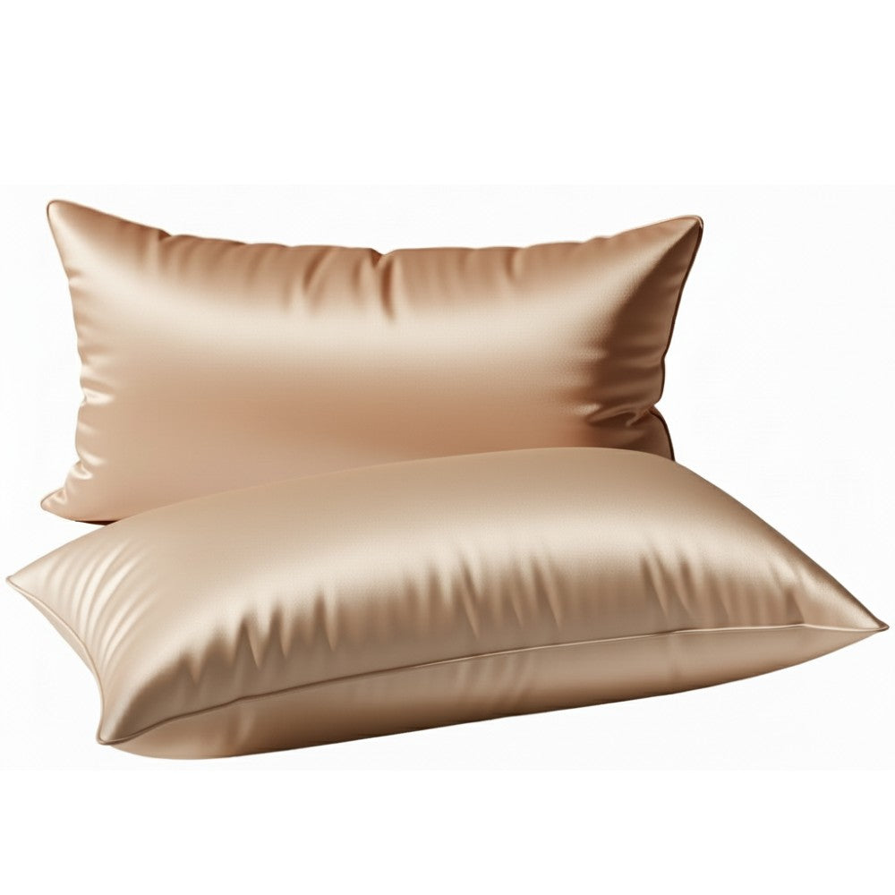2 Pack Mulberry Silk Pillowcase 19 Momme Silk Pillow Covers for Hair & Skin - Standard Size
