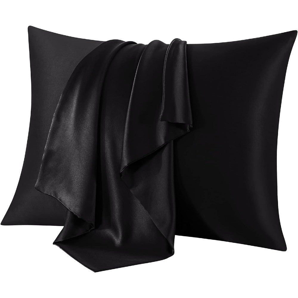100% Mulberry Silk Pillowcase for Hair and Skin Soft Smooth Natural Silk Cover with Zipper Closure