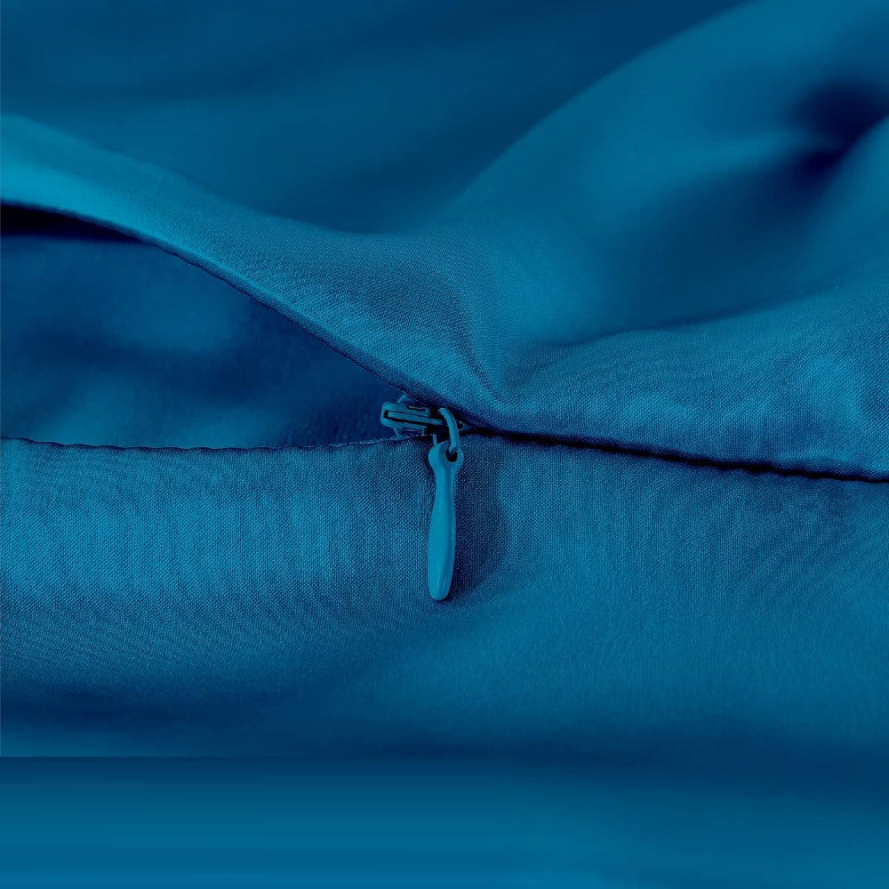 100% Mulberry Silk Pillowcase for Hair and Skin Soft Smooth Natural Silk Cover with Zipper Closure