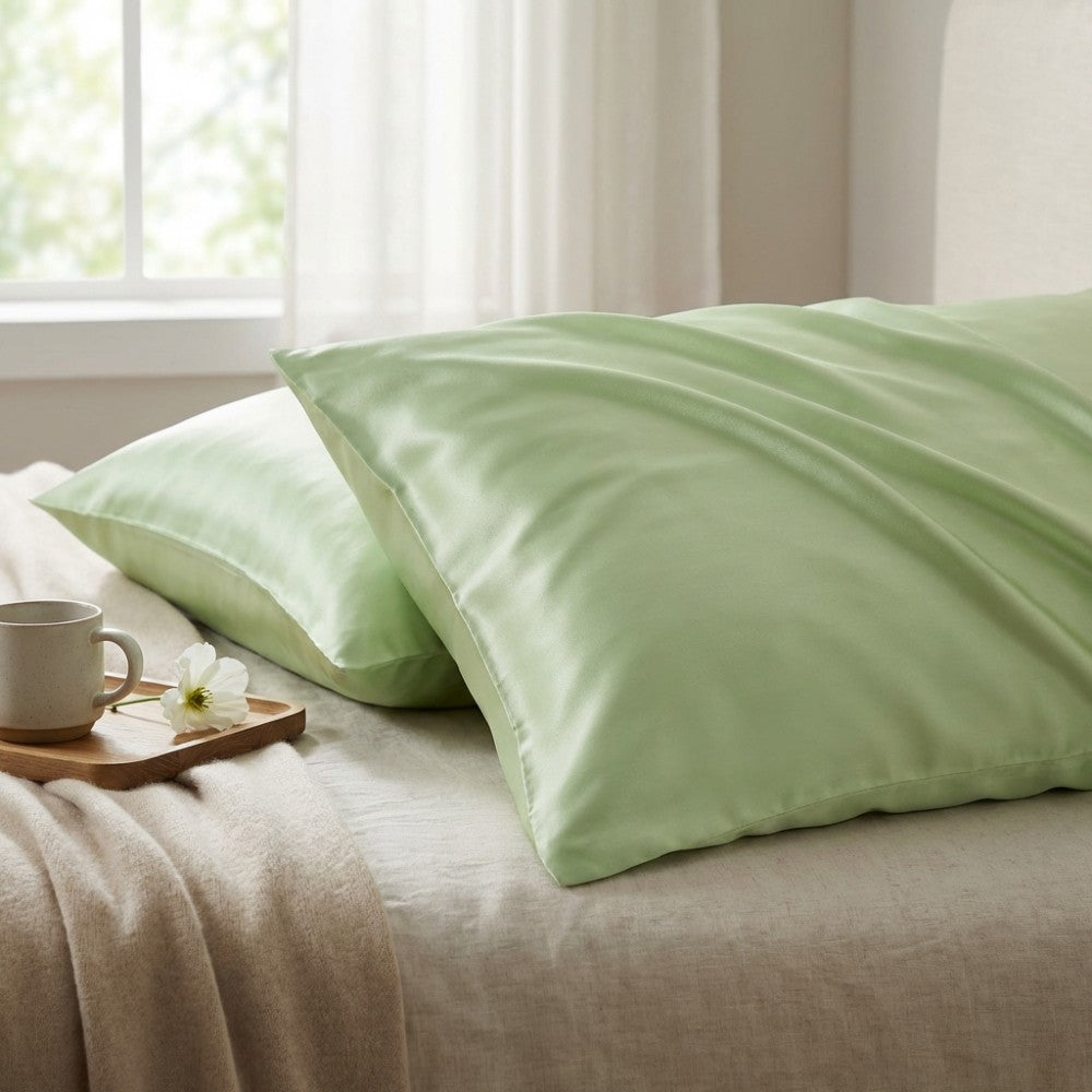 100% Mulberry Silk Pillowcase for Hair and Skin Soft Smooth Natural Silk Cover with Envelope Closure