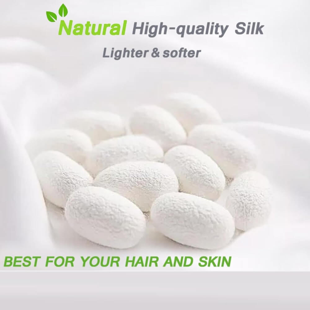 100% Mulberry Silk Pillowcase for Hair and Skin Natural Silk Pillow Cover Hidden Zipper Design with Floral Prints