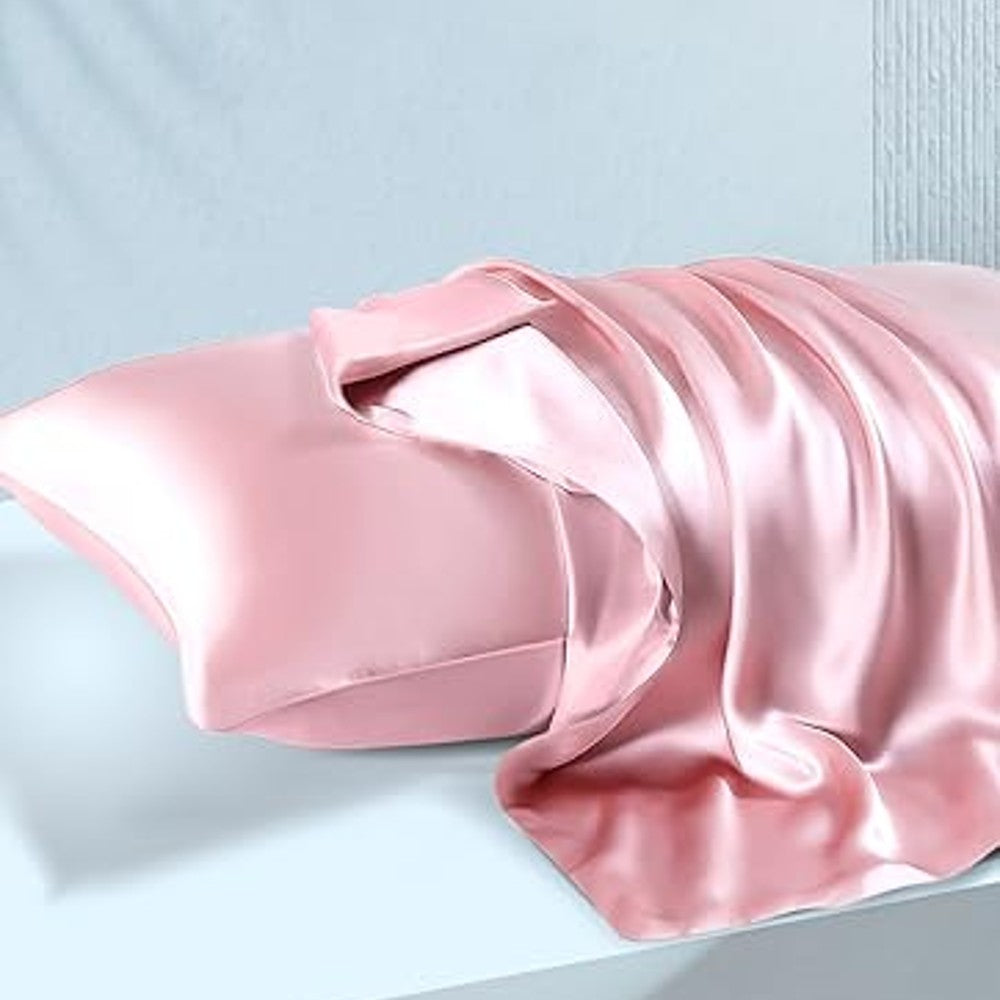 100% Mulberry Silk Pillowcase for Hair and Skin Queen Size Silk Pillow Cover with Hidden Zipper
