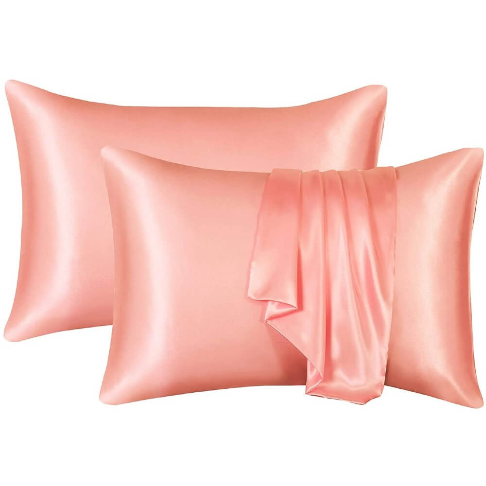 2 Pack Mulberry Silk Pillowcase for Hair and Skin 100% Natural Silk Pillow Case Cover with Hidden Zipper