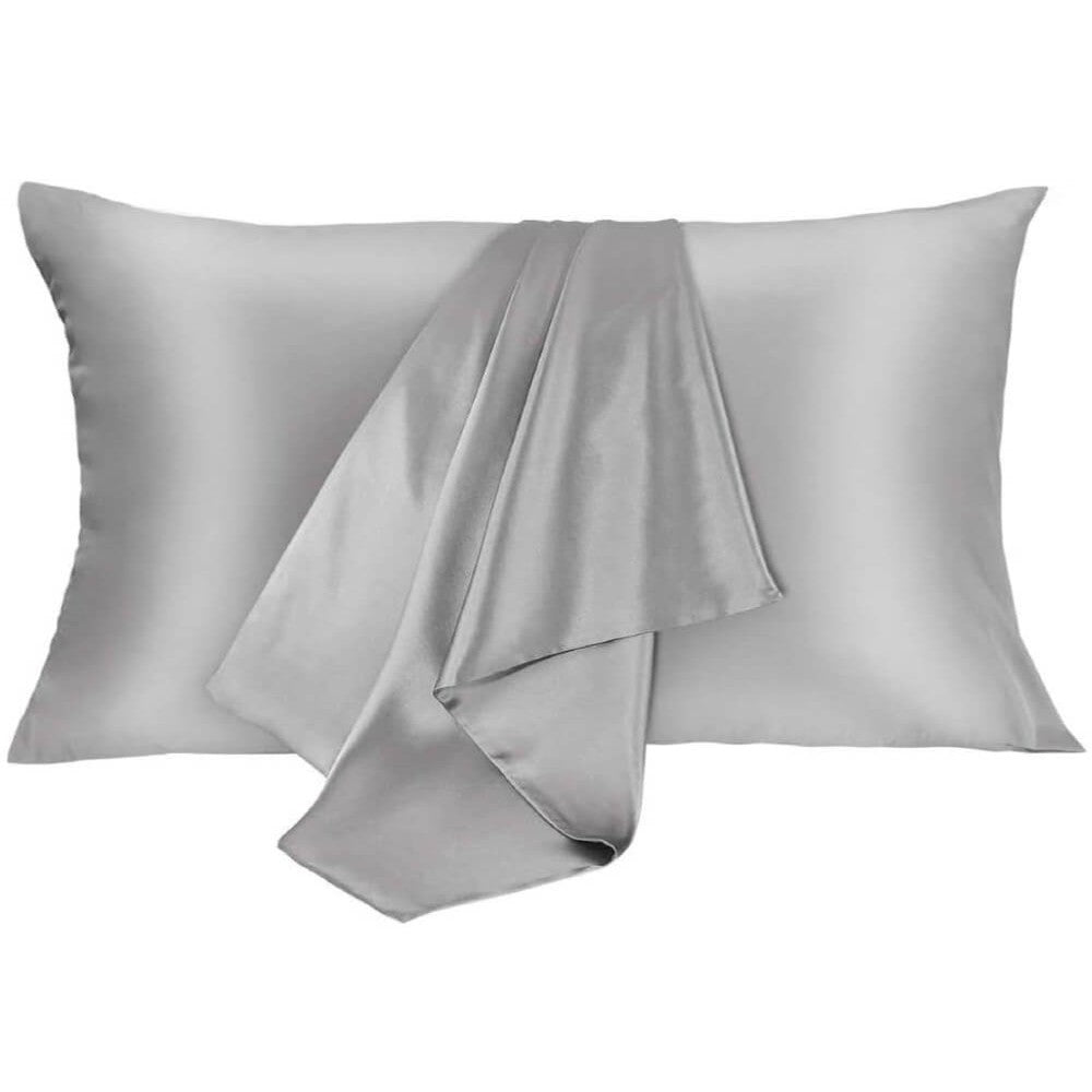 100% Mulberry Silk Pillowcase for Hair and Skin Queen Size Silk Pillow Cover with Hidden Zipper